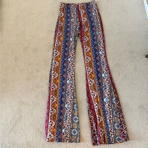 Multicolor Patterned Pants